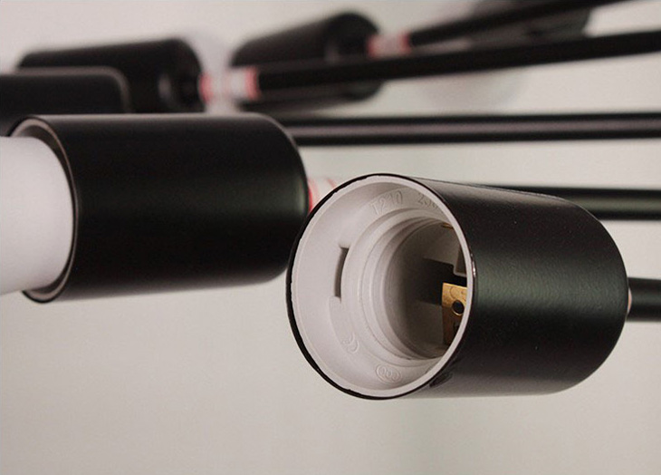 โคมไฟระย้าเหล็กแขวนเพดานสไตล์ลอฟท์ [T5009]