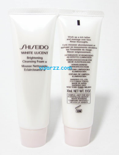 (Tester) Shiseido White Lucent Brightening Cleansing Foam W 30mL โฟมล้างหน้าหลอดใหญ่ คุ้มมากๆค่ะ