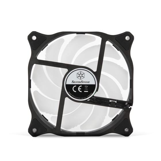พัดลม SilverStone Air Blazer 120R ARGB BK 12CM รับประกันศูนย์ไทย1ปี #พัดลมติดเคส สีดำ ARGB FAN CASE 120mm (Black)