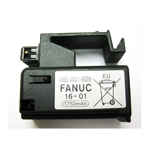 แบตเตอรี่ FANUC A98L-0031-0028 A02B-0323-K102 FANUC CNC Lithium Battery 3V 1750mah