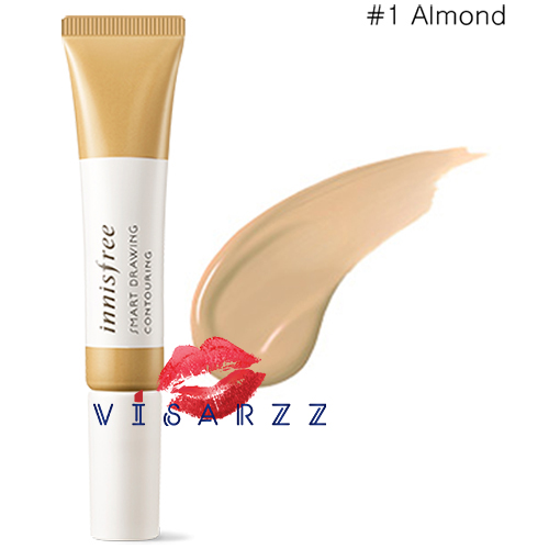 (#1 Almond) Innisfree Smart Drawing Contouring 12mL ปรับรูปหน้าให้ใบหน้าดูเรียวเล็ก ด้วยหัวพูกันในตัว ทำให้ใช้งานง่ายมากขึ้น เนื้อบางเบา ติดทนนาน ไม่เป็นก้อน เกลี่ยง่ายมาก