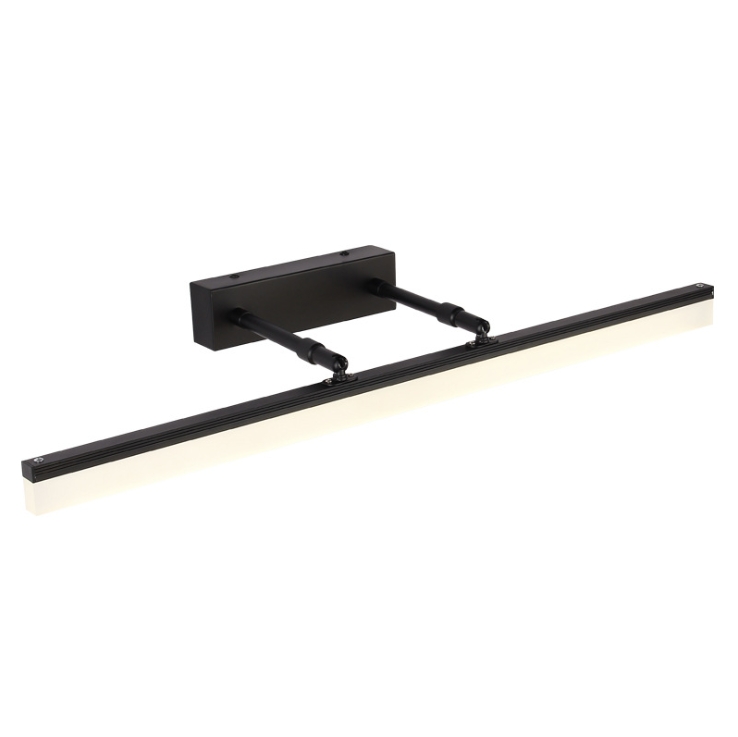 โคมไฟติดหน้ากระจกในห้องน้ำสไตล์โมเดิร์นแบบยืดหดได้ สีดำ ไฟ LED [JQ6480-Black]
