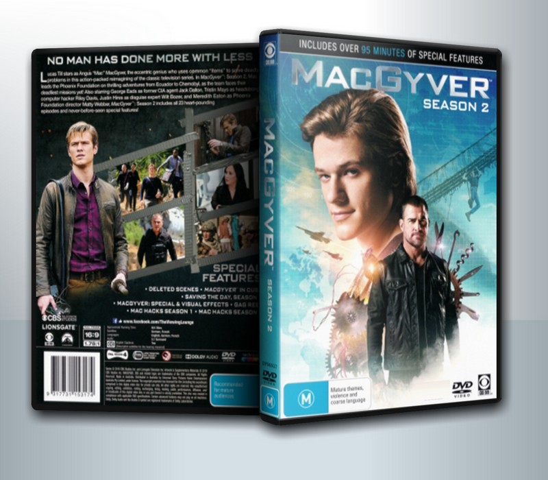 MacGyver Season 2 แมคกายเวอร์ ยอดคนสมองเพชร ปี 2 ( 3 DVD )