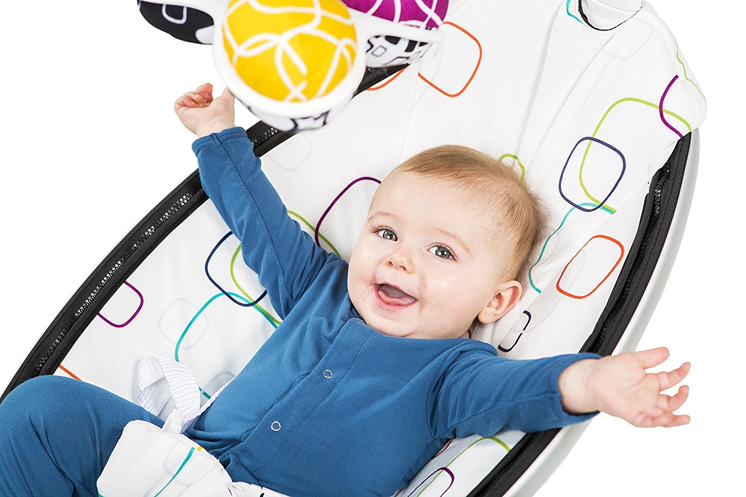 เปลไกวสวิงอัตโนมัติสุดอัจฉริยะ 4moms mamaRoo Bouncer (Multi Plush)