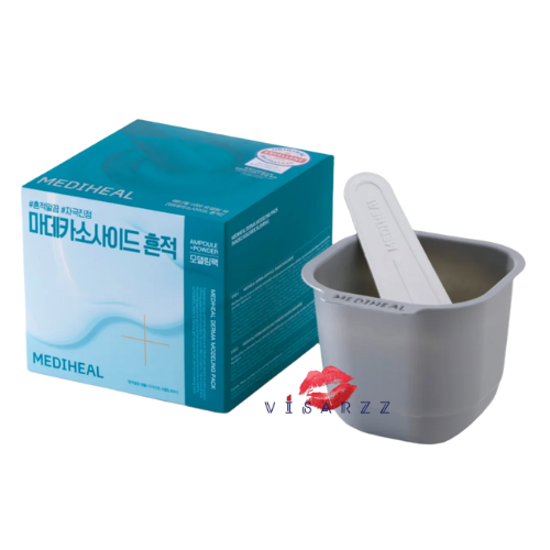 Mediheal Derma Modeling Pack Madecassoside Blemish 105g ปรับสีผิวให้สม่ำเสมอ ลดรอยแดง รอยดำ เมดิฮีล มาสก์สปาผสมเอง เนื้อมาสก์ คูลลิ่ง เจล เนียนแนบไปกับผิว