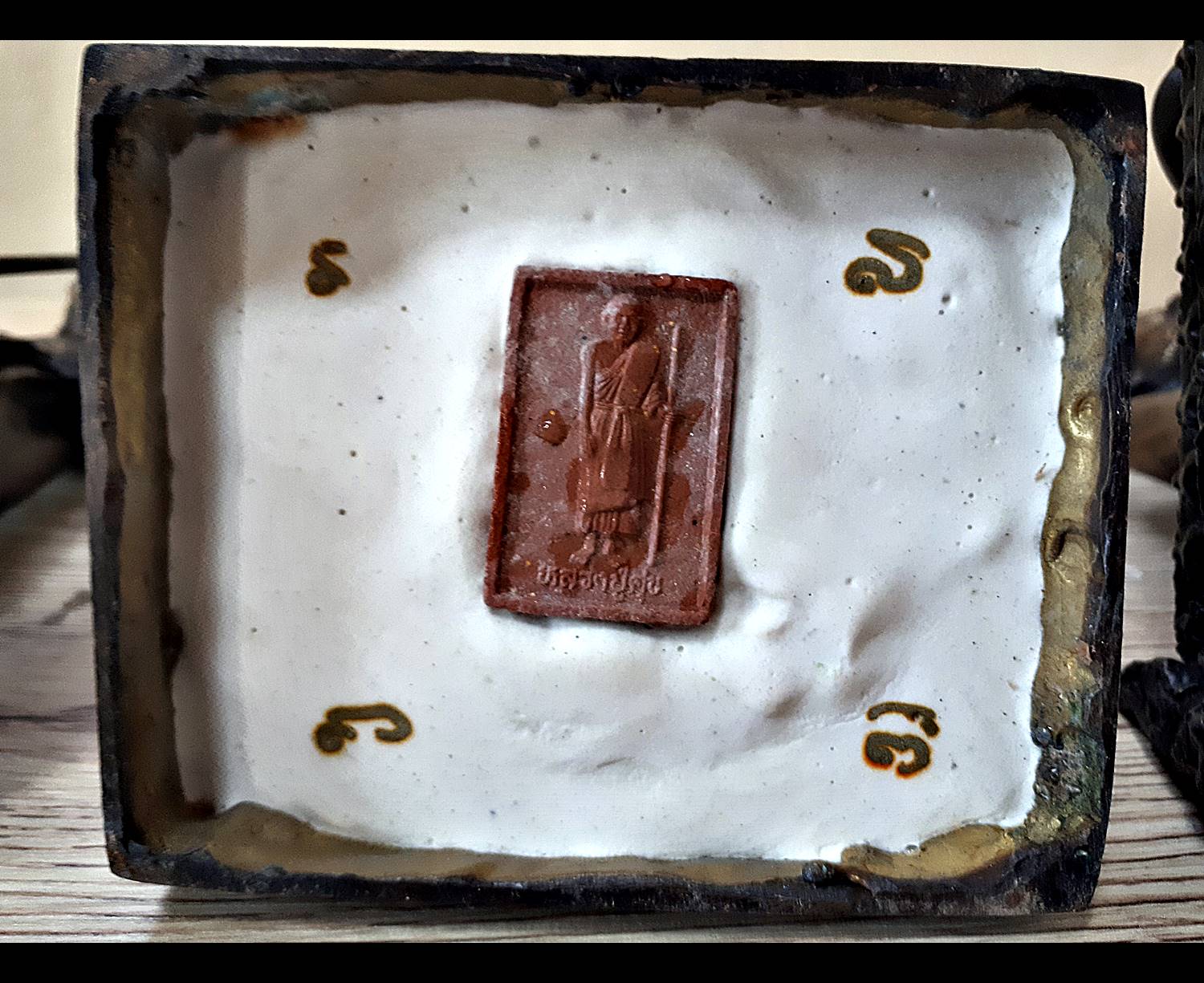 รูปหล่อ หลวงปู่ศุข วัดปากคลองมะข่ามเฒ่า ชัยนาท (หน้าตัก3นิ้ว ฐาน4นิ้ว สูง4นิ้ว) เนื้อทองเหลืองโลหะ ปี2561 #รับประกันแท้