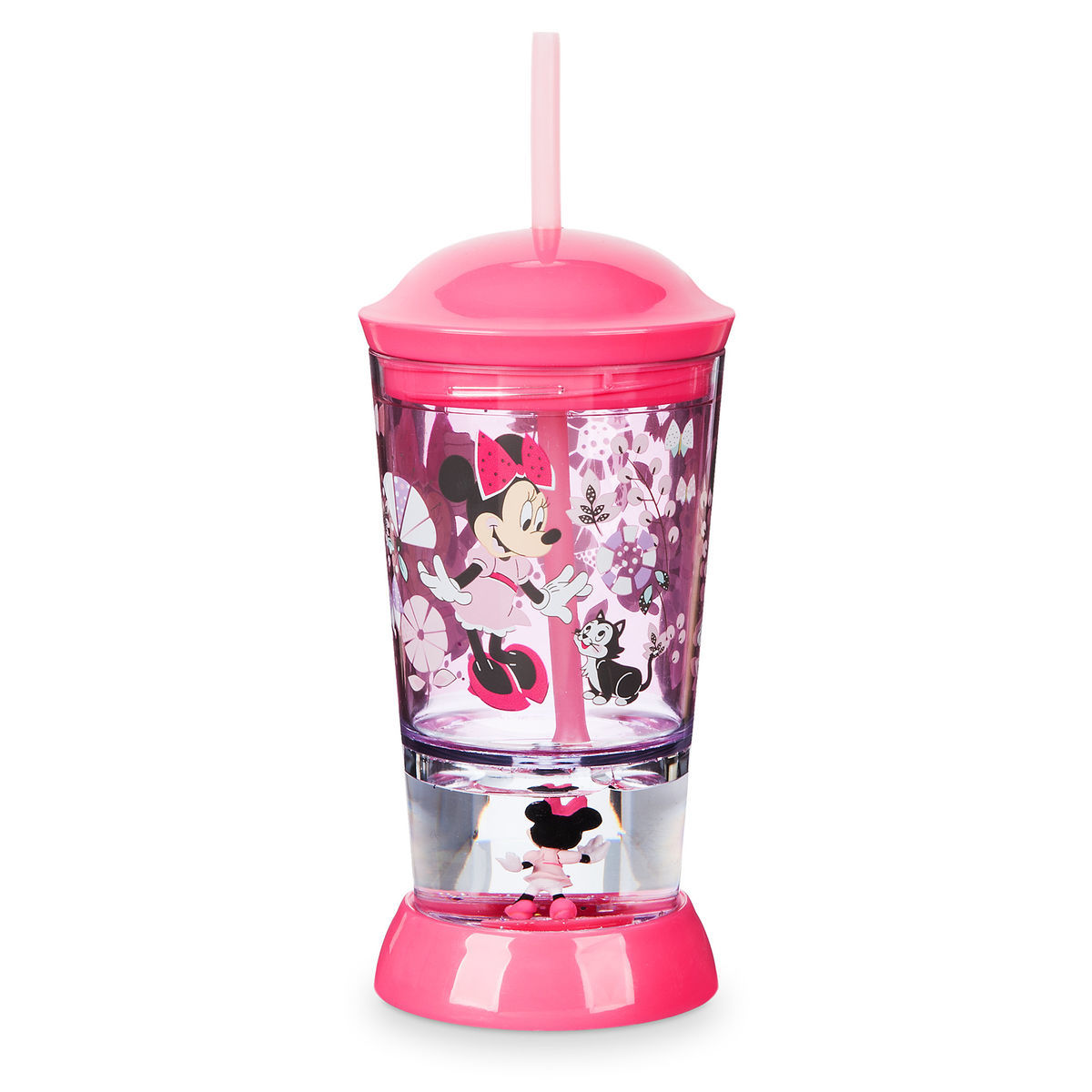 แก้วน้ำทรงโดมพร้อมหลอดดื่ม Disney Minnie Mouse Dome Tumbler