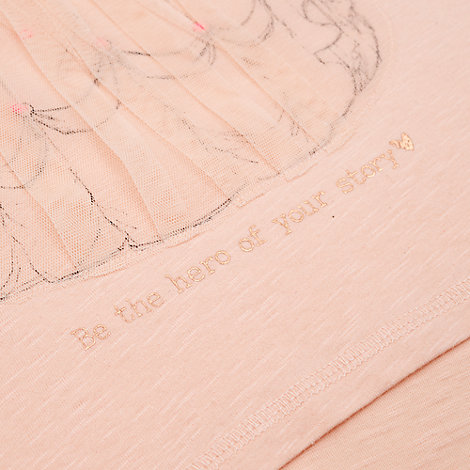 เสื้อแขนยาวสำหรับเด็ก Disney Blush Top for Kids - Belle Beauty & the Beast