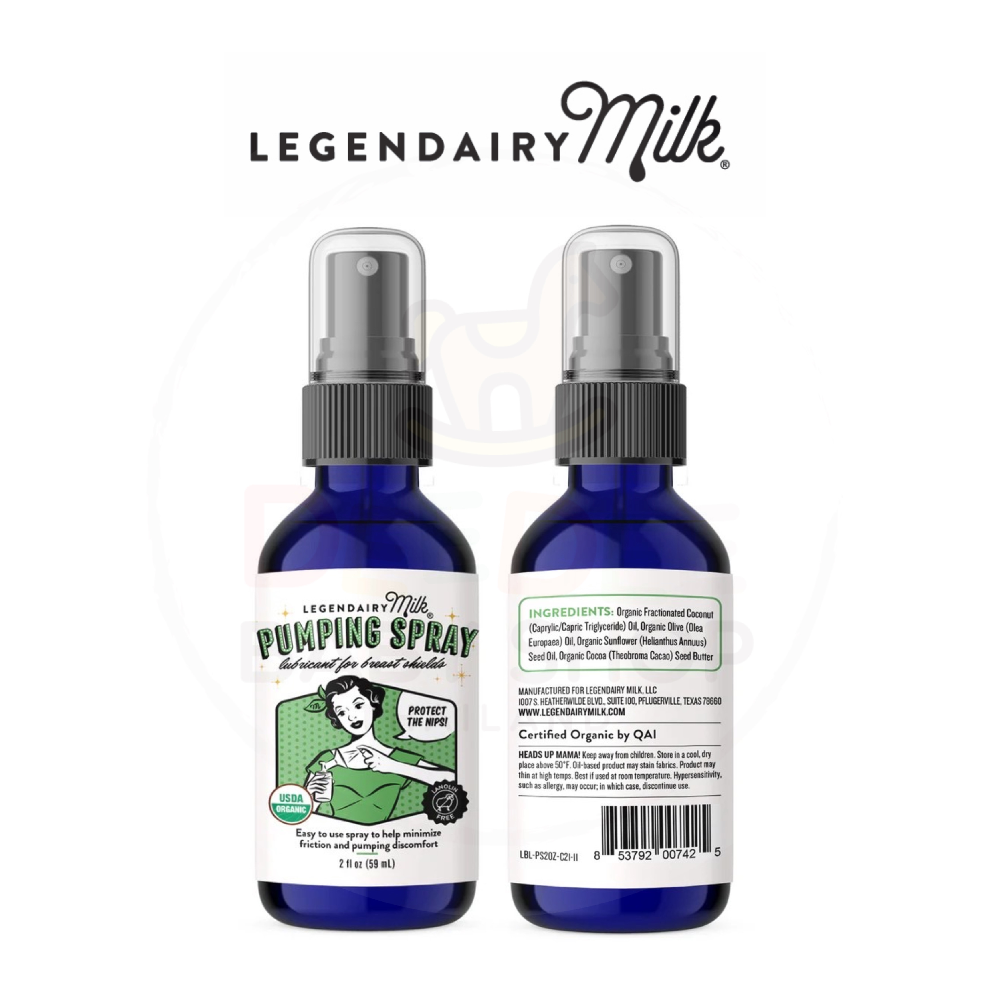 สเปรย์สำหรับกรวยปั๊มนม Legendairy Milk Pumping Spray (2 Fl OZ - 59mL)