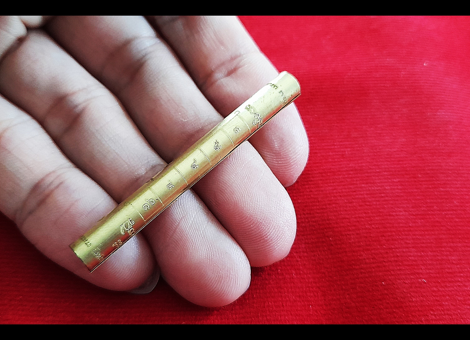 ตะกรุดโสฬส-ชินบัญชร-เงินล้าน (ยันต์โสฬสมหามงคล ยันต์มหาละลวย ยันต์สุกิตติมา ยันต์พระคาถาชินบัญชร ยันต์พระคาถาเงินล้านล้อมรอบ) - เนื้อทองเหลือง ปี2563 #รับประกันแท้