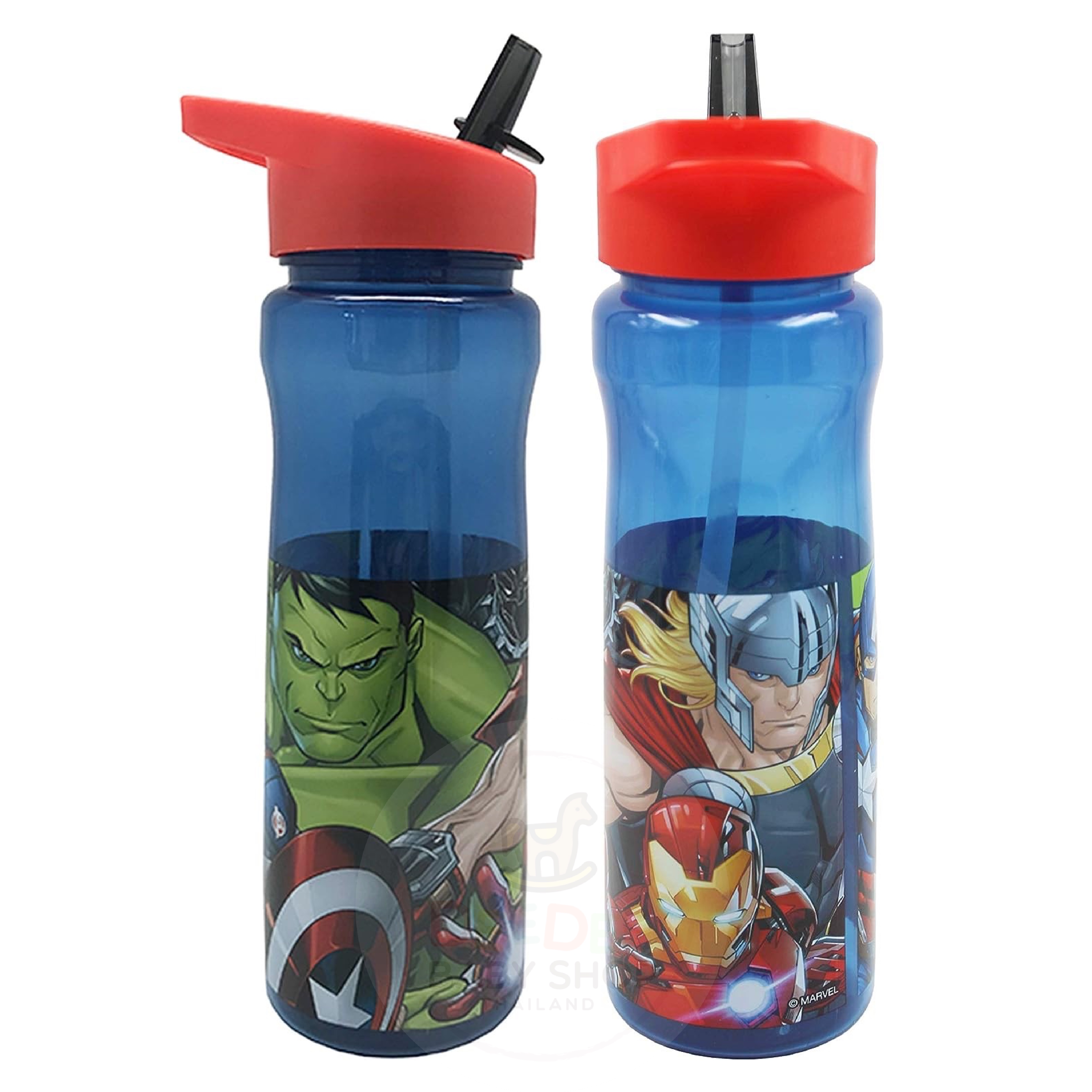 กระติกน้ำแบบหลอดดื่มสำหรับเด็ก DNC Marvel Avengers Sport Bottle 600ml