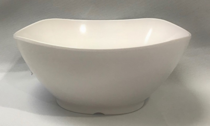 P09035 ชามสี่เหลี่ยม 7.5 นิ้ว สีพื้น เมลามีนแท้ Flowerware เครือซูปเปอร์แวร์ No.B2773-7.5 (ราคาส่งต่อ 12 อัน: เฉลี่ย 80 บต่อใบ)