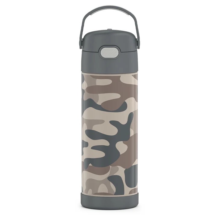 กระติกน้ำสเตนเลสรักษาอุณหภูมิ Thermos Camo FUNtainer Vacuum Insulated Stainless Steel Bottle 16OZ with Bali Handle