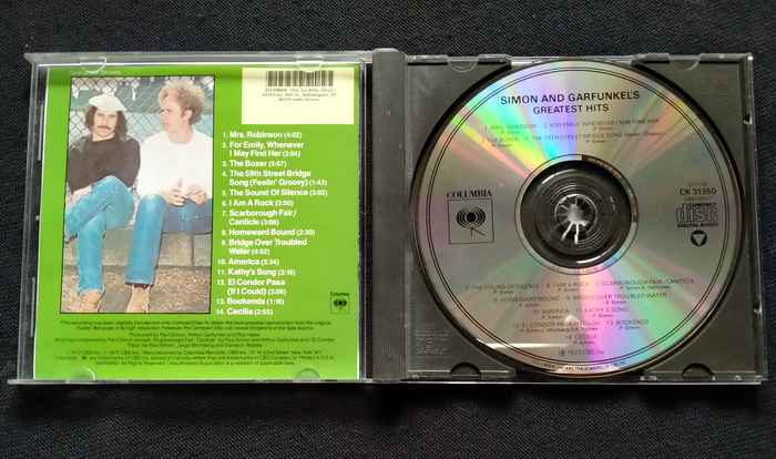 CD Simon and Garfunkel's Greatest Hits