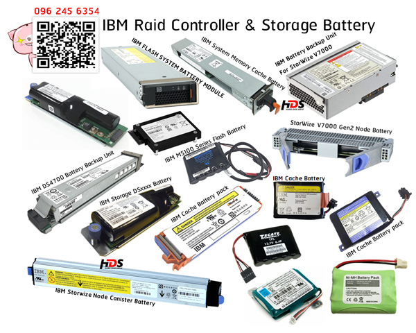 IBM 00Y4594, 00Y4643, IBM V3500, V3700, V5000, Node Canister Battery