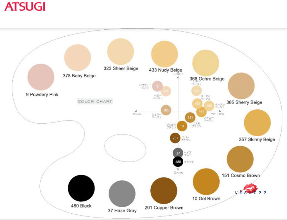 (Size L-LL #357) Atsugi Compression FP6891 เรียวขากระชับทุกส่วนตั้งแต่ต้นขาถึงตาตุ่ม ด้วยเทคโนโลยีการถักทอเพิ่มการรัดกระชับทุกส่วน ให้ดูขาสวยกว่าทุกวัน