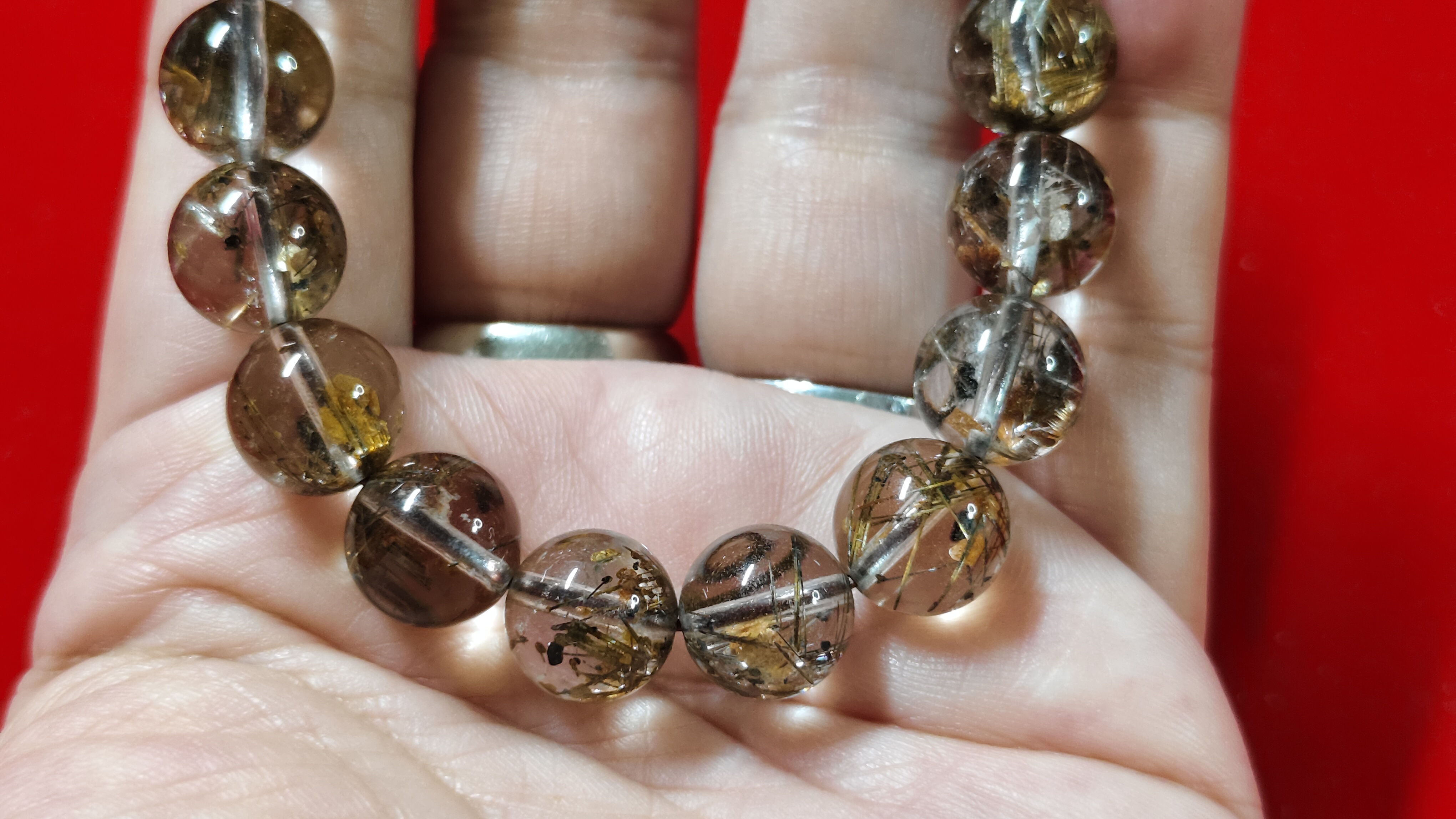 #ข้อมือหินไหมเศรษฐี รหัสbh-0012