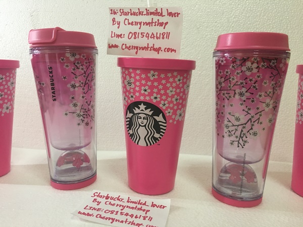 Starbucks Cold Cup Tumbler Sakura ลูกโลกดอกซากุระขยับได้ #ราคาเพียงใบละ 850 ค่ะ ขอสิทธิ์ขายให้ลูกค้าที่สะดวกโอนก่อน Saleรับปีใหม่ค่ะ
