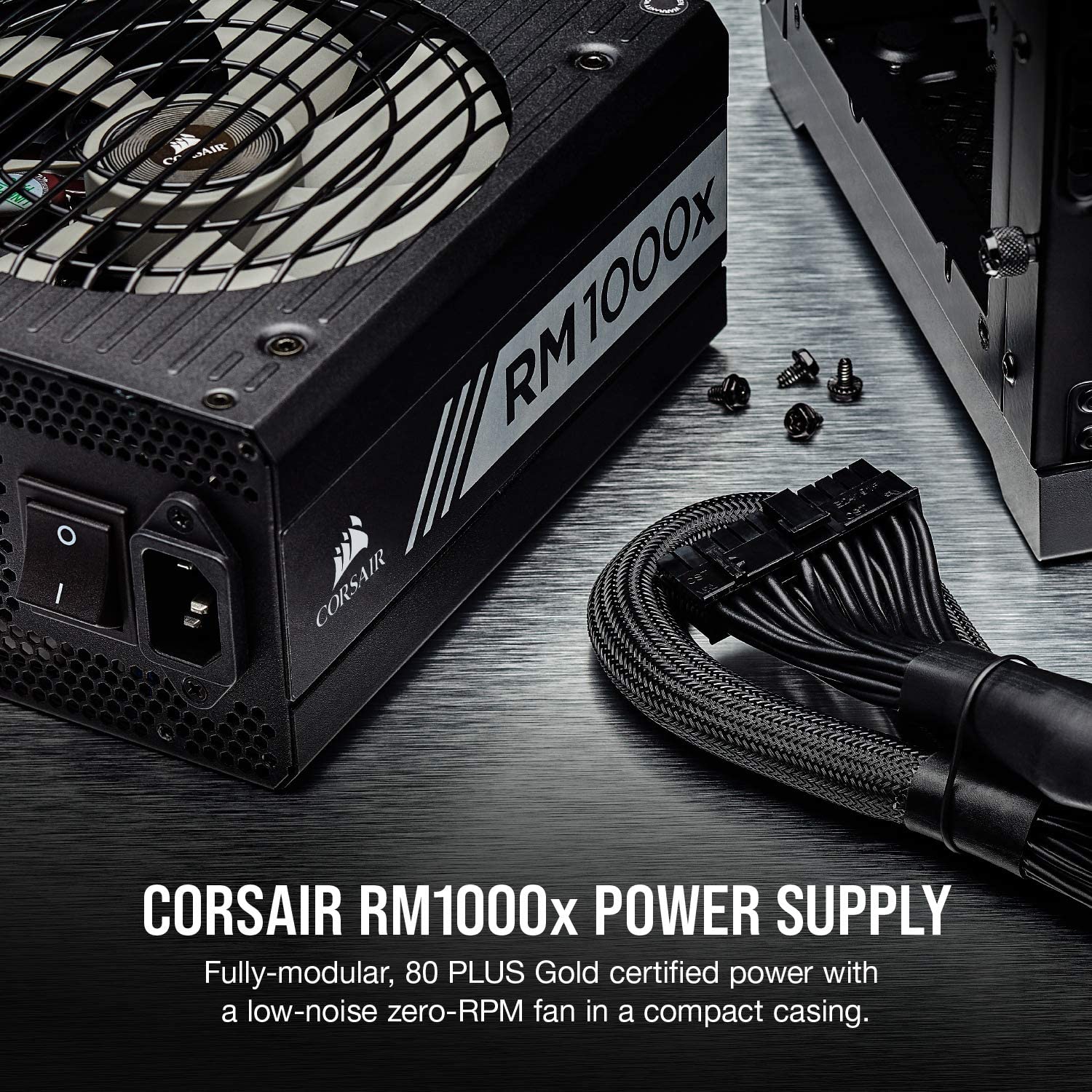 PSU Corsair RMx Series, RM1000x, 1000 Watt, 80+ Gold Certified, Fully Modular Power Supply (CP-9020094-NA)