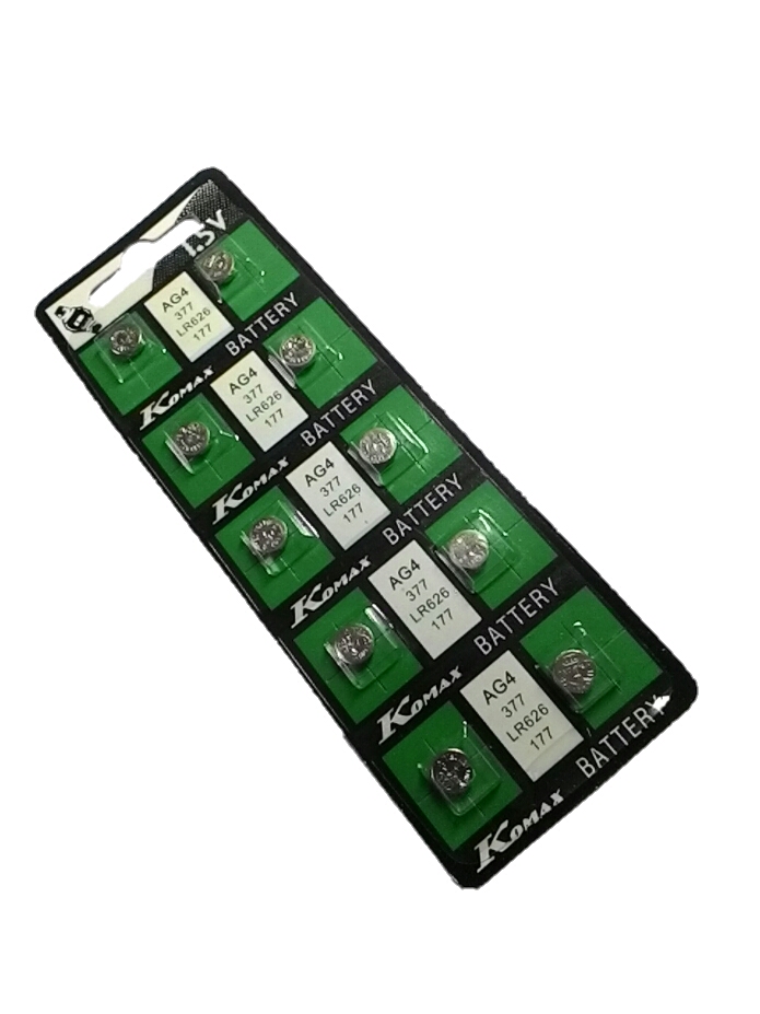 ถ่านเม็ดกระดุมเบอร์AG4,SR626