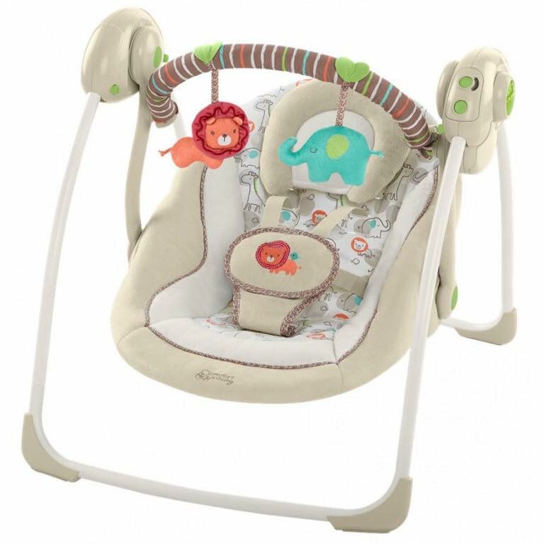 เปลไกวสวิงอัตโนมัติ Bright Starts Comfort and Harmony Portable Swing Cozy Kingdom