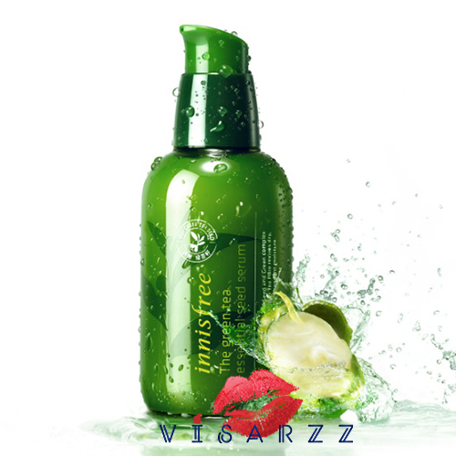 Innisfree Green Tea Seed Serum 80mL เพิ่มความเข้มข้นของ Beauty Green Tea ถึง 3.5 เท่า
