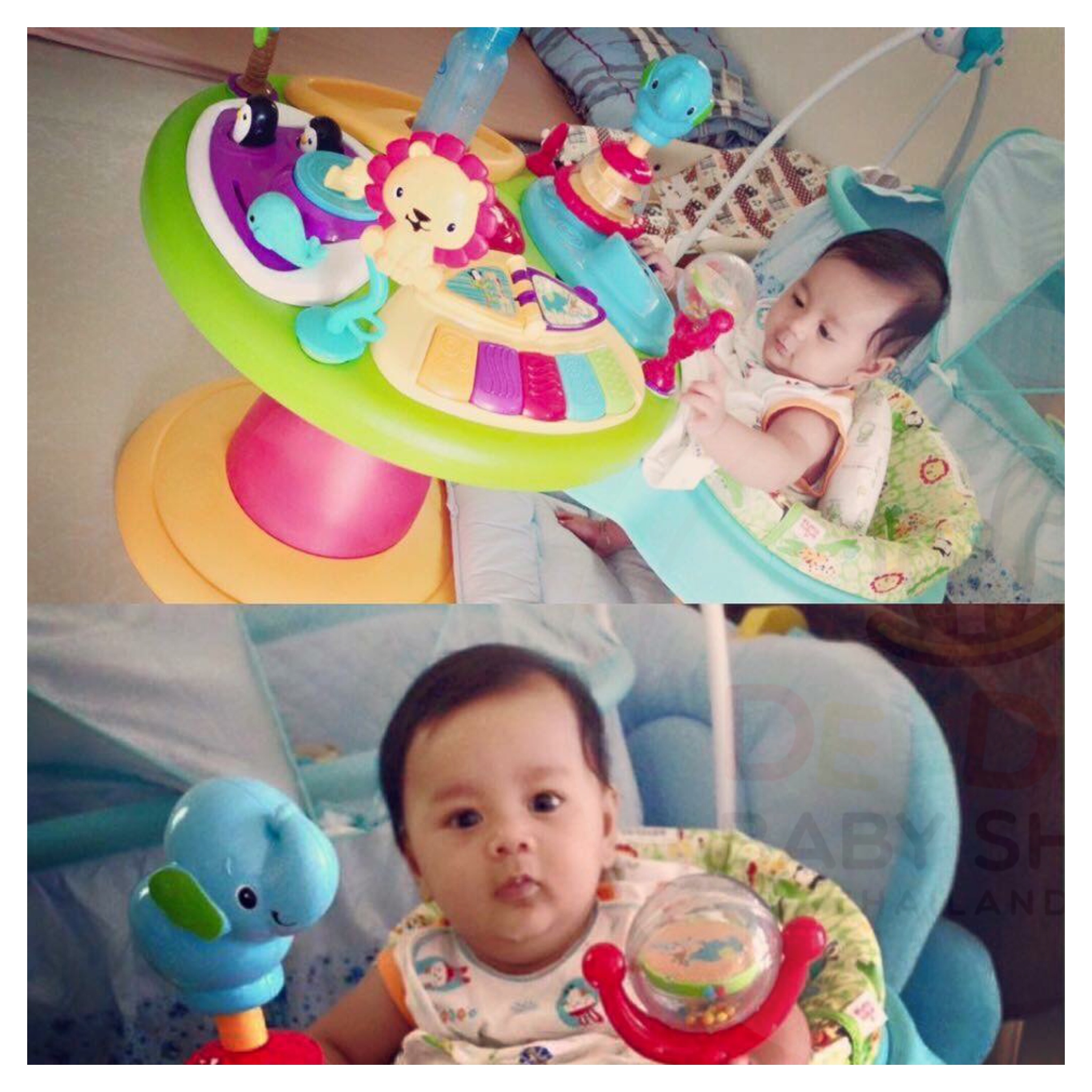 โต๊ะกิจกรรมเสริมพัฒนาการ Bright Starts Around We Go Zippity Zoo 3-in-1 (AWG)