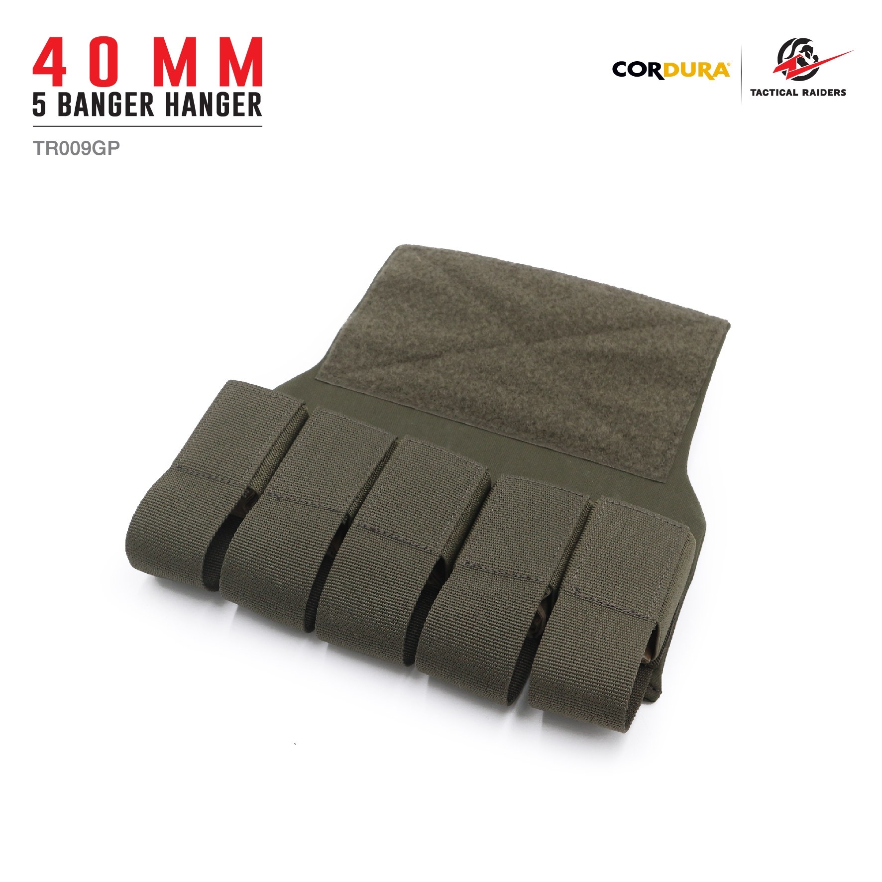 🇹🇭⫸ กระเป๋าเสริมติดเวส 40 mm 5 banger hanger [ TR009GP ]