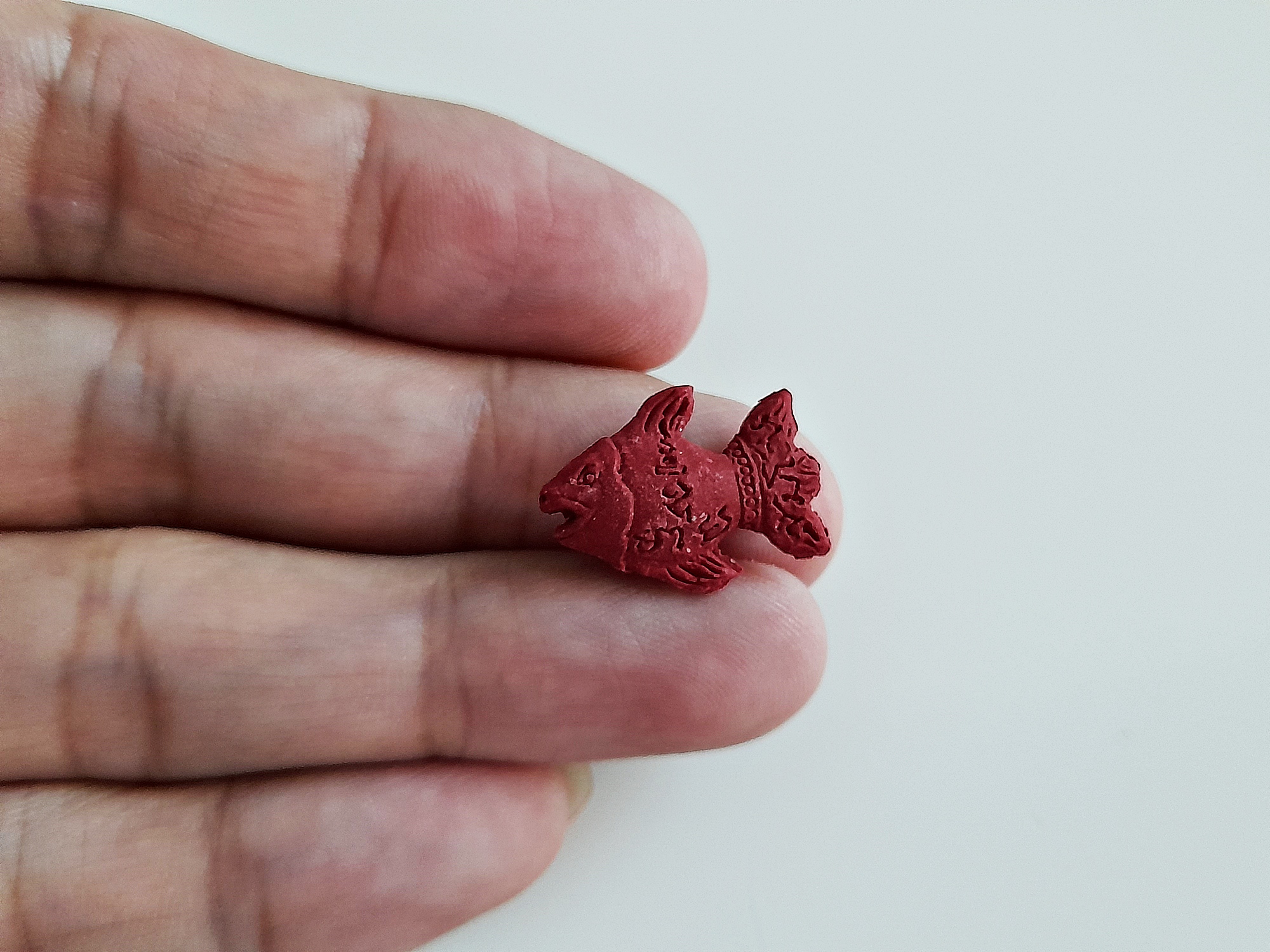 ปลาตะเพียน แดง (งับทรัพย์) เนื้อผง สร้างปลุกเสก ปี2564 #รับประกันแท้ - (ใช้มวลสารผงว่าน111ชนิด ที่เข้าพิธีเสาร์๕ ของ หลวงพ่อฤาษีลิงดำ วัดท่าซุง เมื่อ ปี2535) - (หากินหาทรัพย์ได้ง่ายๆ คล่องตัว ว่องไว เร็วกว่าใครๆ หลบหลีกอุปสรรคศัตรูเเละคู่เเข่งได้อย่างสบาย