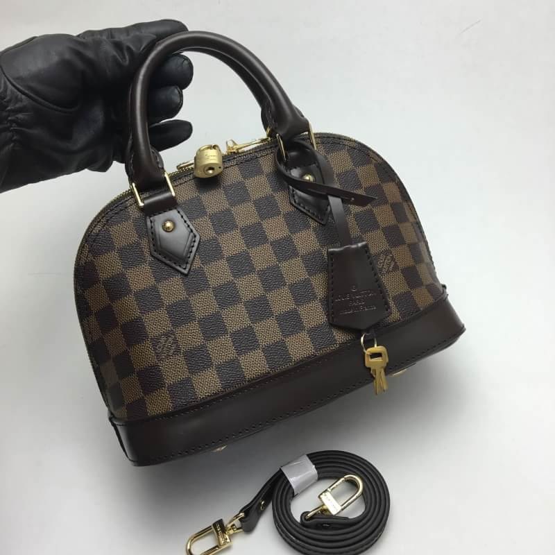 กระเป๋า l alma bb damier canvas 10 นิ้ว พร้อมสายสะพายยาว