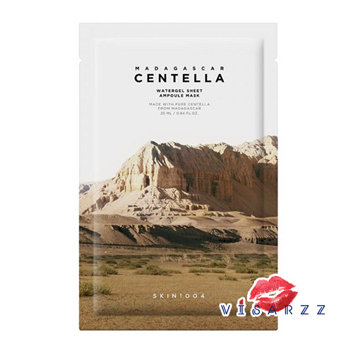 (Mask แผ่น 1 แผ่น) SKIN1004 Madagascar Centella Watergel Sheet Ampoule Mask 25mL 1 แผ่น มาส์กนางฟ้า อุดมด้วยมอยส์เจอร์เข้มข้น