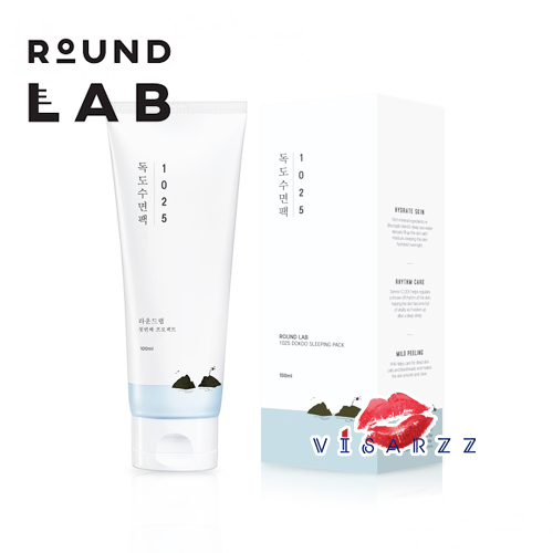 (ฉลากไทย) Round Lab 1025 Dokdo Sleeping Pack 100mL สลิปปิ้งมาส์ก บำรุงผิวข้ามคืนด้วยส่วนผสมธรรมชาติอ่อนโยน เติมความชุ่มชื้น ต่อต้านริ้วรอย คืนผิวใส