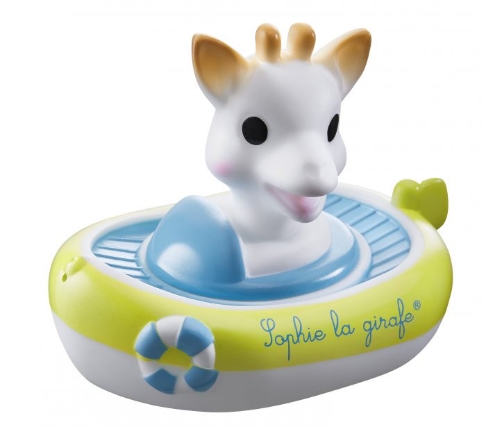 กระดานมหัศจรรย์พร้อมของเล่น Sophie la Girafe Magik Splash Board with Bathtub Boat