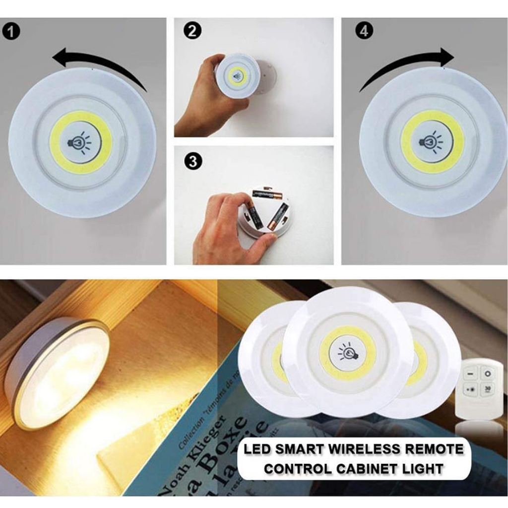 ไฟ LED ติดผนัง ไฟติดเพดาน ไฟทางเดิน 3ชิ้น/ชุดพร้อมรีโมท LED light with Remote Control set of 3