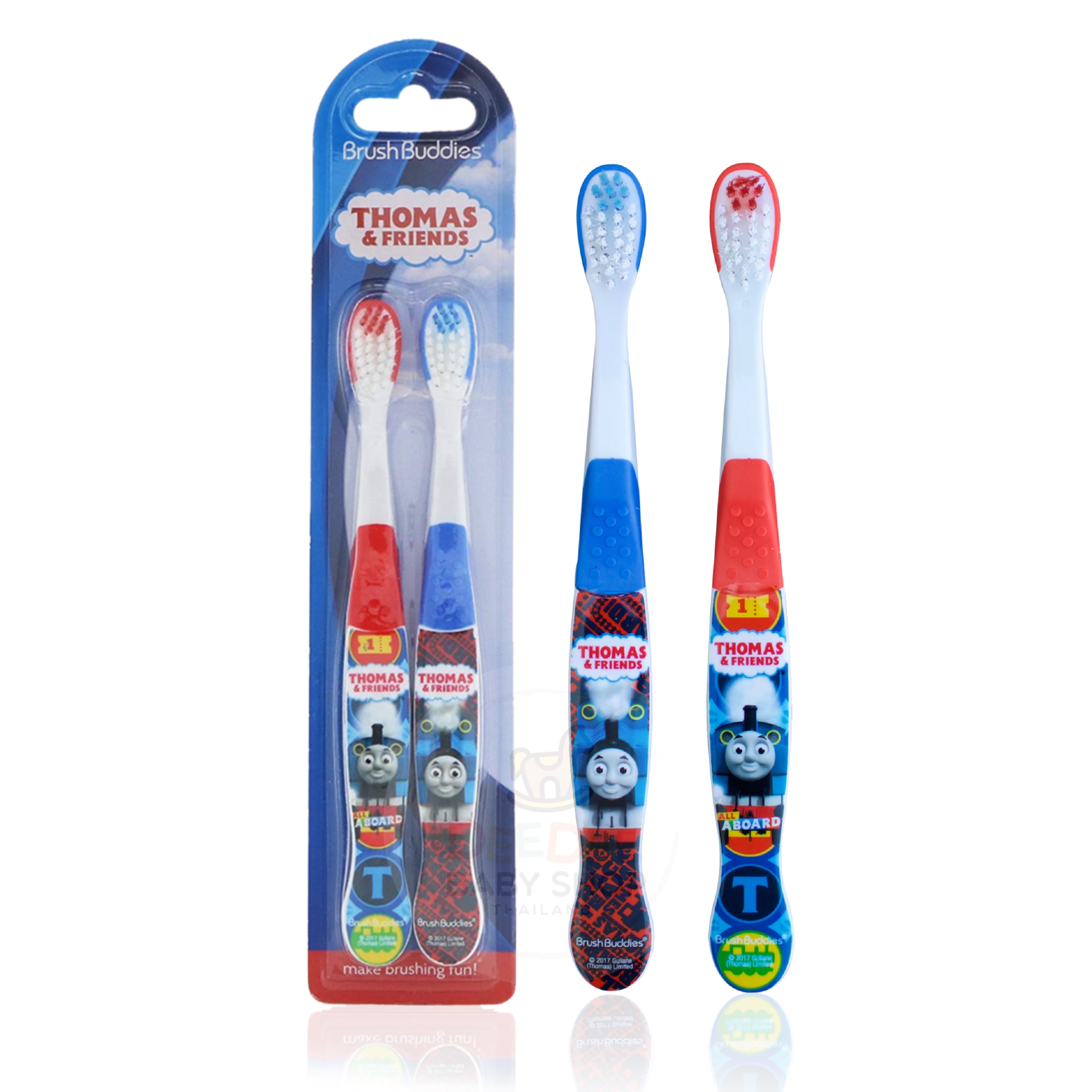 แปรงสีฟันสำหรับเด็ก Brush Buddies Thomas & Friends Toothbrushes (2-Pack)