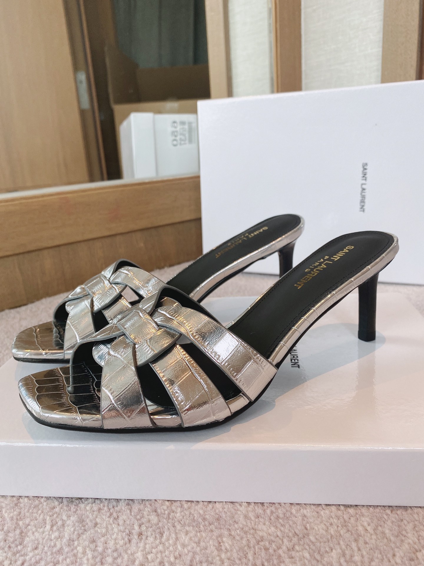 รองเท้า YS heel แตะ ส้น 6.5 cm