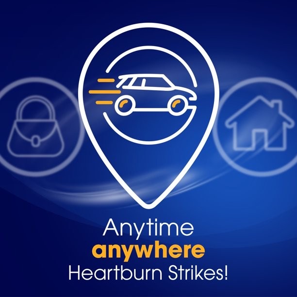 เม็ดเคี้ยวบรรเทาอาการกรดไหลย้อน TUMS Antacid Ultra Strength 1000 - Assorted Berries (72 Chewable Tablets)