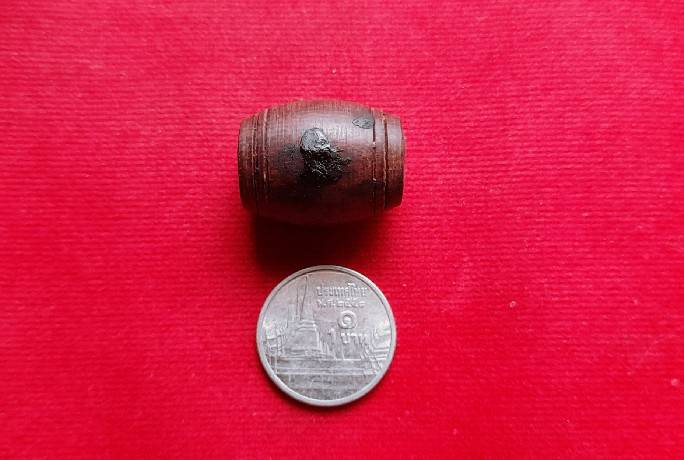 ตะโพน(มหาลาภเมตตาเสหน่ห์ ชื่อเสียงโด่งดัง) ไม้แก่นมะขามร้อยปี ปี2561 - หลวงปู่เล็ก วัดทำนบ