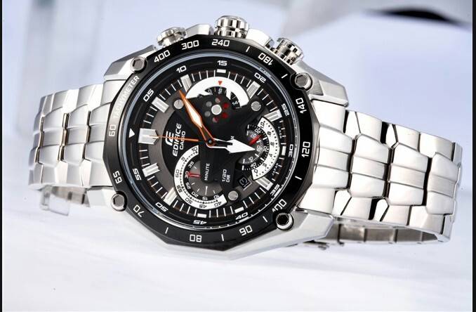 นาฬิกา Casio Edifice EF-550D-1AV รุ่น F-1ในตำนาน เกรด Mirror ด้วยระบบ Chronograph สุดยอด