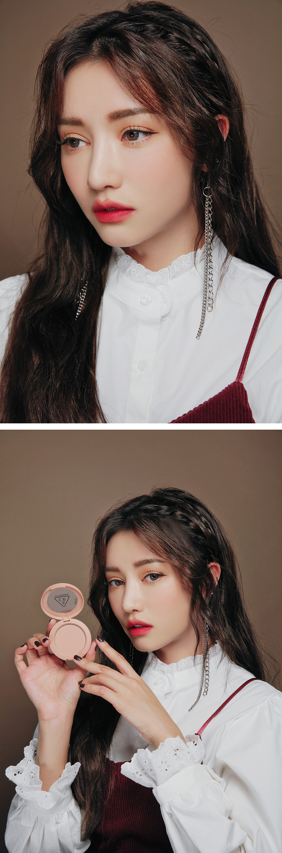 3CE Mood Recipe Face Blush #Nude Peach บรัชออนเนื้อนุ่มสีละมุนหวานๆ ใหม่ล่าสุด