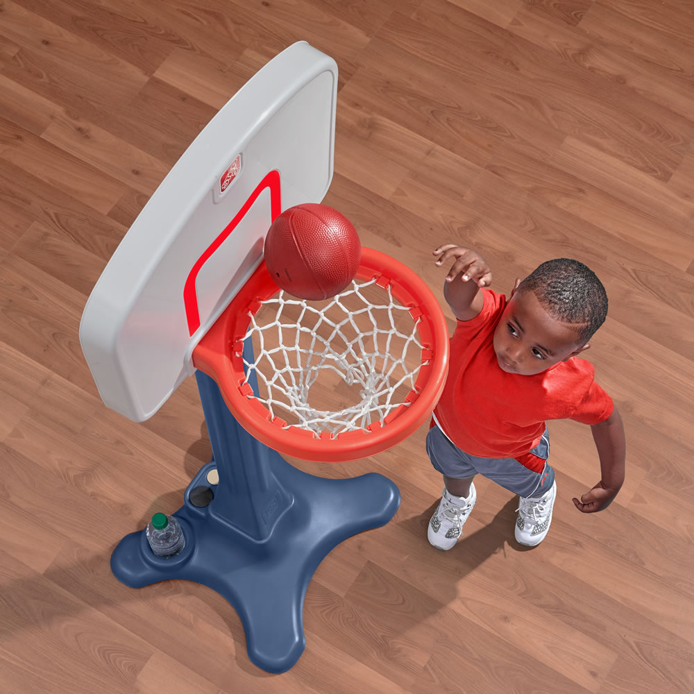 ชุดอุปกรณ์กีฬาบาสเก็ตบอลครบเซ็ท Step2 Shootin' Hoops Junior Basketball Set