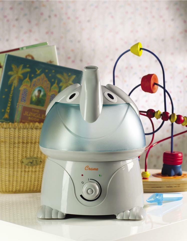 เครื่องสร้างความชื้นในอากาศ Crane USA รุ่น Adorable Ultrasonic Cool Mist Humidifier (Elliot the Elephant)