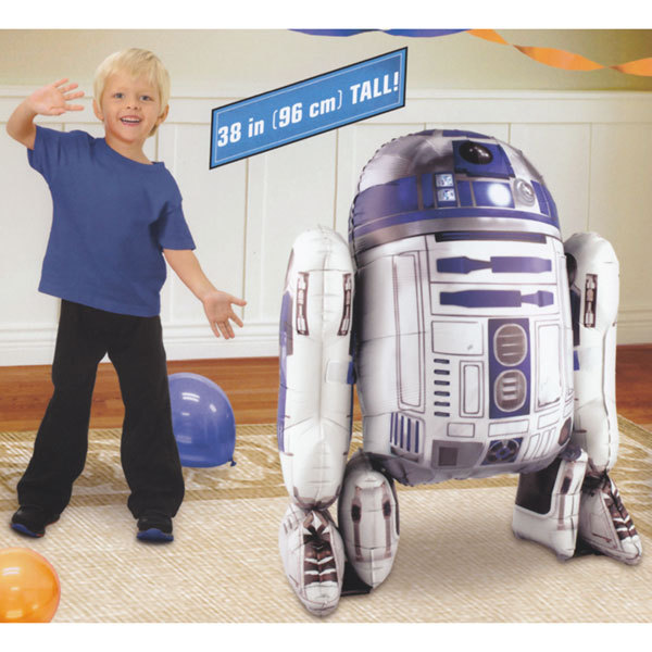 ลูกโป่งฟอล์ย Star Wars R2D2 Airwalker Balloon ขนาด 38 นิ้ว