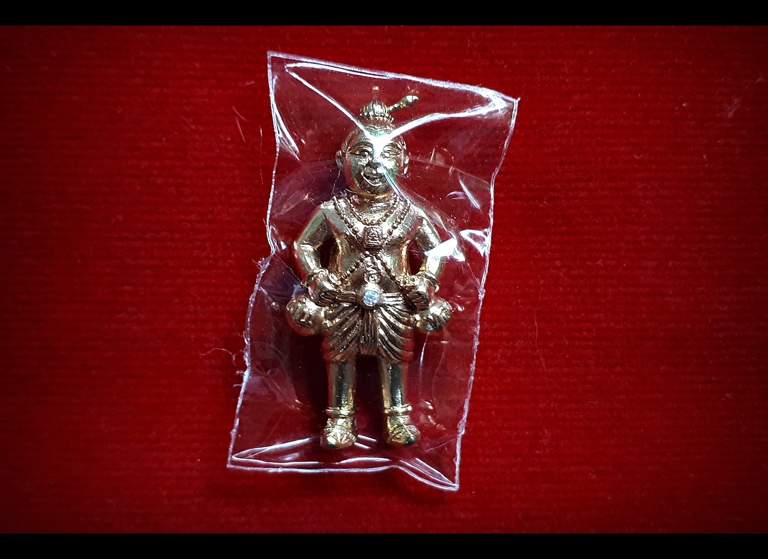 เทพกุมาร โกมินทร์ เรียกทรัพย์ เนื้อสัมฤทธิ์ชุบทอง ปี2557 #รับประกันแท้