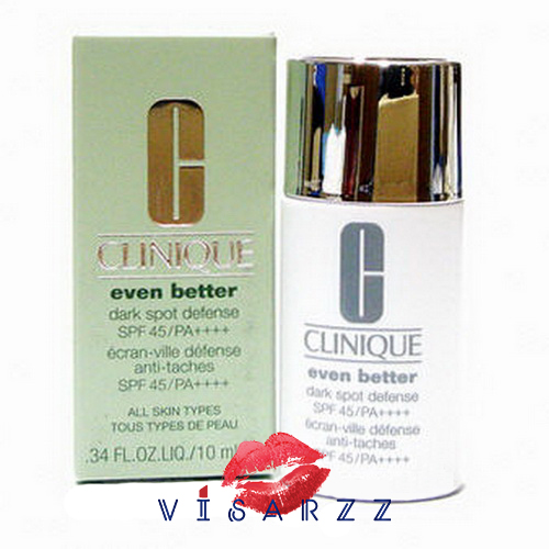 (Tester) Clinique Even Better Dark Spot Defense SPF 45 / PA++++ 10mL # Sheer ครีมกันแดดสูตรปกป้องผิวจากรังสี UVA/ UVB ในระดับสูง ช่วยป้องกันการเกิดจุดด่างดำ กระที่เกิดจากแสงแดด