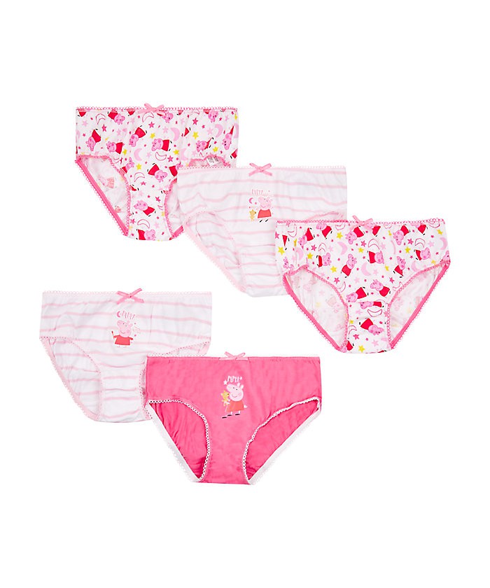 กางเกงชั้นในสำหรับเด็ก mothercare Peppa Pig Briefs (5-Pack)