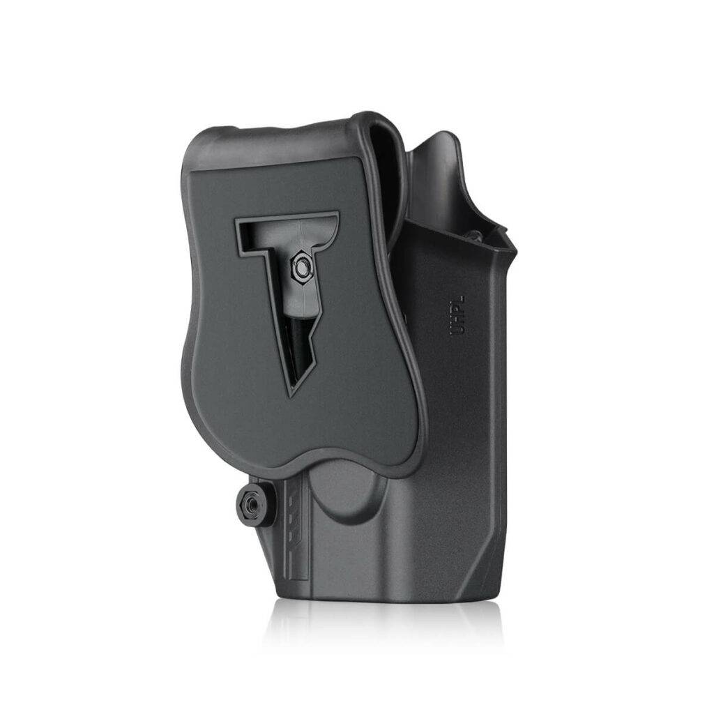 CYTAC thailand ซองพกนอกปลดล็อคนิ้วชี้ Mega-Fit ติดไฟฉาย ( Mega-Fit Light Holster )