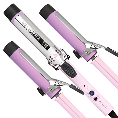 (36mm #Violet พร้อมส่ง) Vodana Glamwave Curling Iron Third Edition เครื่องม้วนผมโวดาน่า สีม่วงพาสเทลจากเกาหลี