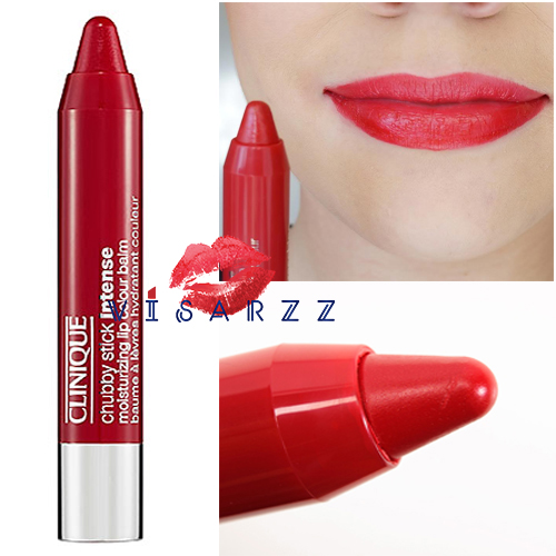 (Tester) Clinique Chubby Stick Intense Moisturizing Lip Colour Balm 1.2 g # No.03 Mightiest Maraschino สีแดง ลิปบาล์มที่ช่วยเพิ่มความชุ่มชื้นให้ริมฝีปาก