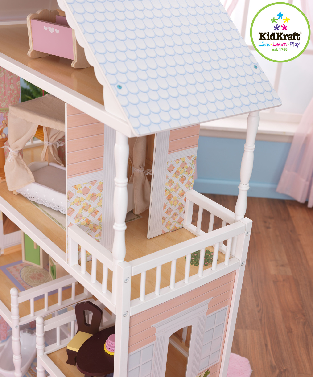 บ้านตุ๊กตาในฝันสำหรับลูกสาว KidKraft Savannah Dollhouse